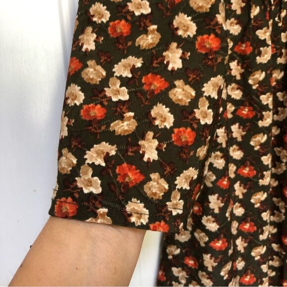 NAPA VALLEY WOMENS TOPS PLUS SIZE 2X PULLON 3 BUTTONS FRONT 3/4 SLEEVES FLORAL - Picture 6 of 8